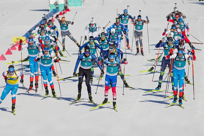 Кубок Содружества по биатлону в Тюмени. Масс-старт. Мужчины