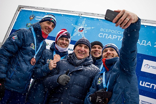 Спартакиада сильнейших по лыжным гонкам. Эстафета. Мужчины