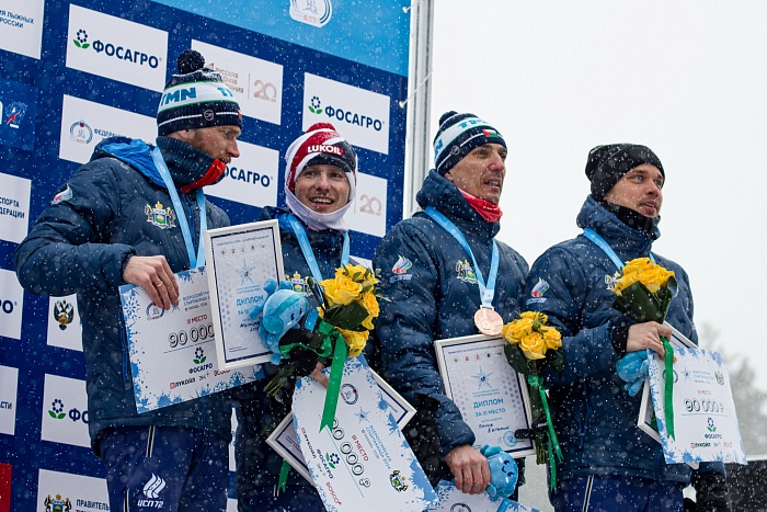 Спартакиада сильнейших по лыжным гонкам. Эстафета. Мужчины