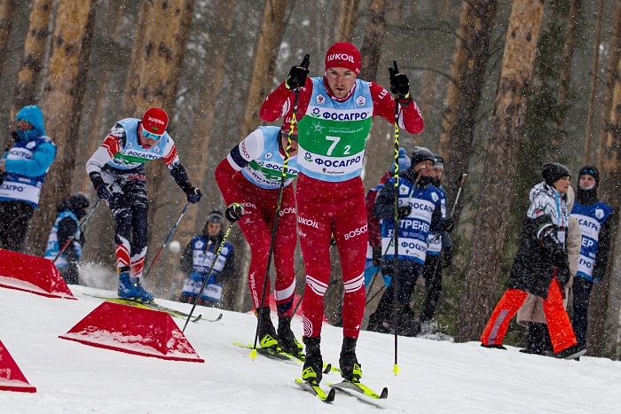 Спартакиада сильнейших по лыжным гонкам. Эстафета. Мужчины