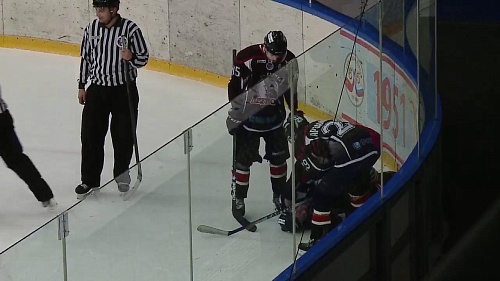 ◄ЛМ► 31 января. «Тюменский Легион» - «Мамонты Югры». Грубейший фол Дениса Еркина на Максиме Ушакове