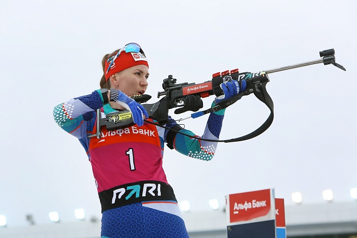 Чемпионат России по биатлону. Гонка преследования. Женщины