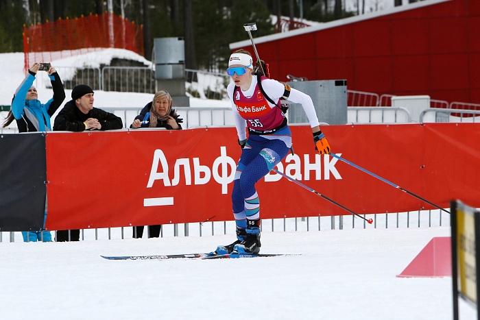 Чемпионат России по биатлону. Гонка преследования. Женщины