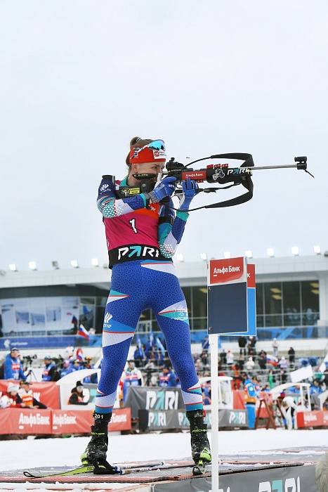 Чемпионат России по биатлону. Гонка преследования. Женщины