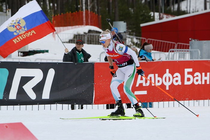 Чемпионат России по биатлону. Гонка преследования. Женщины