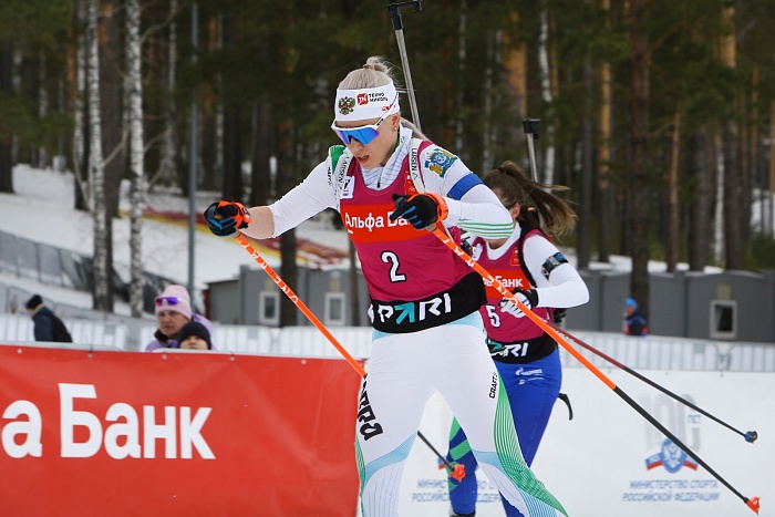 Чемпионат России по биатлону. Гонка преследования. Женщины