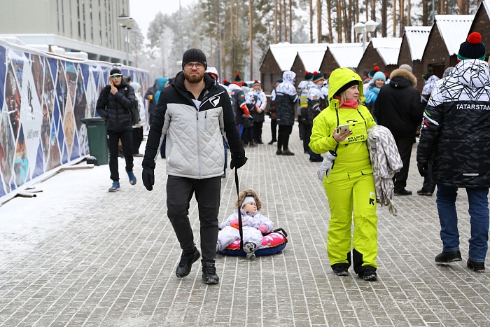 Второй этап Кубка России по лыжным гонкам в Тюмени. Женщины. Спринт