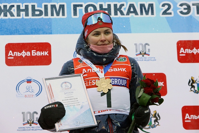 Второй этап Кубка России по лыжным гонкам в Тюмени. Женщины. Спринт