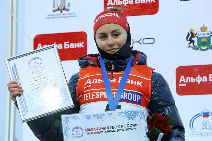 Второй этап Кубка России по лыжным гонкам в Тюмени. Женщины. Спринт