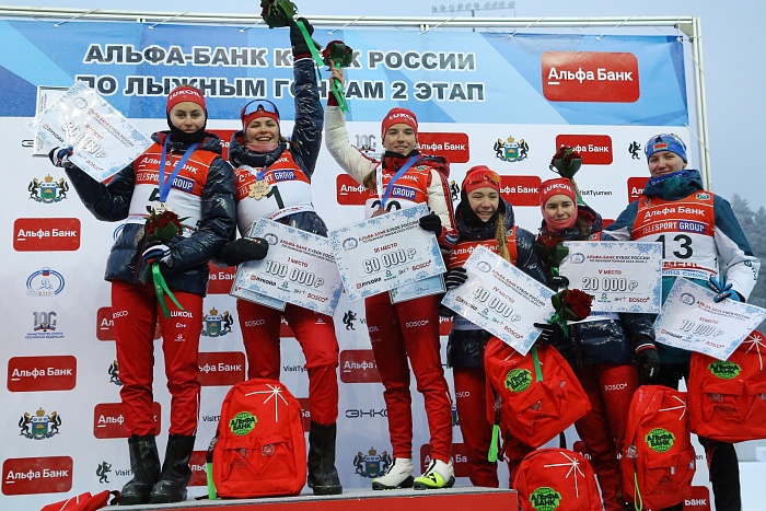 Второй этап Кубка России по лыжным гонкам в Тюмени. Женщины. Спринт