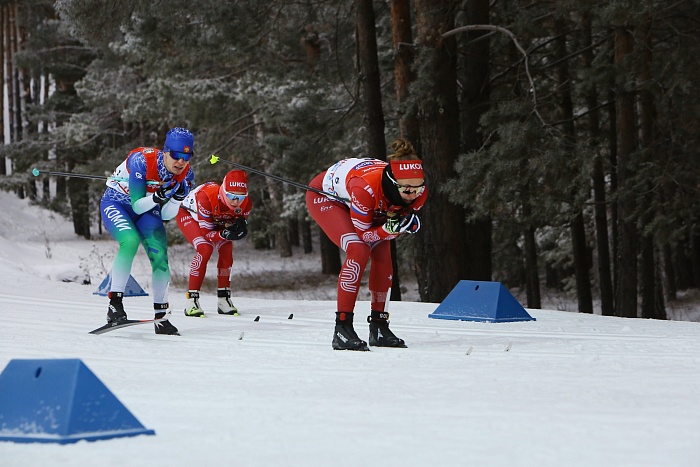Второй этап Кубка России по лыжным гонкам в Тюмени. Женщины. Спринт
