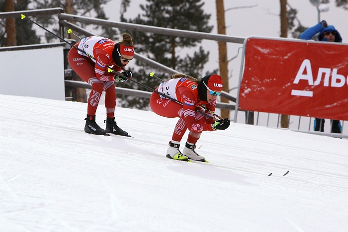 Второй этап Кубка России по лыжным гонкам в Тюмени. Женщины. Спринт