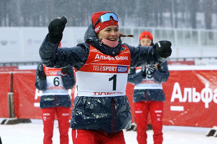 Второй этап Кубка России по лыжным гонкам в Тюмени. Женщины. Спринт