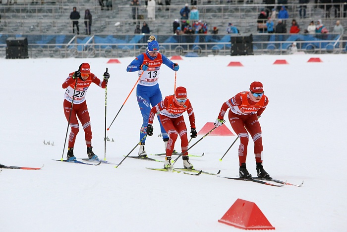 Второй этап Кубка России по лыжным гонкам в Тюмени. Женщины. Спринт