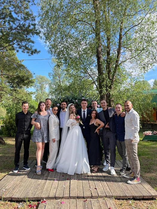 Защитник ФК «Тюмень» Антон Полюткин женился!