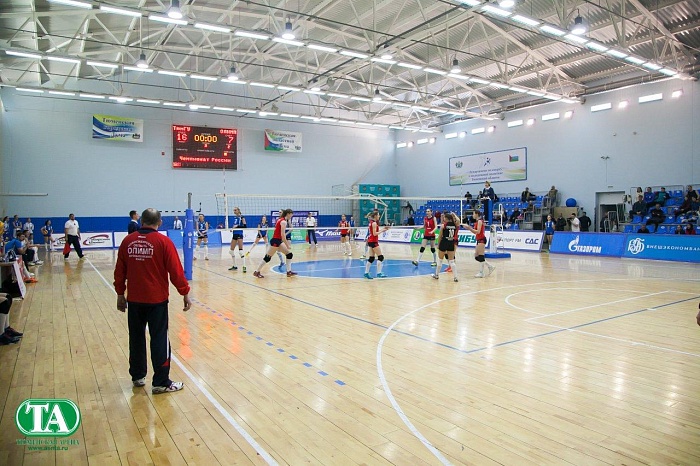 Волейбол. Первенство России. Высшая лига «А». «Тюмень-ТюмГУ» - «Олимп» (Новосибирская область) - 13 (21-25, 19-25, 25-13,11-25)