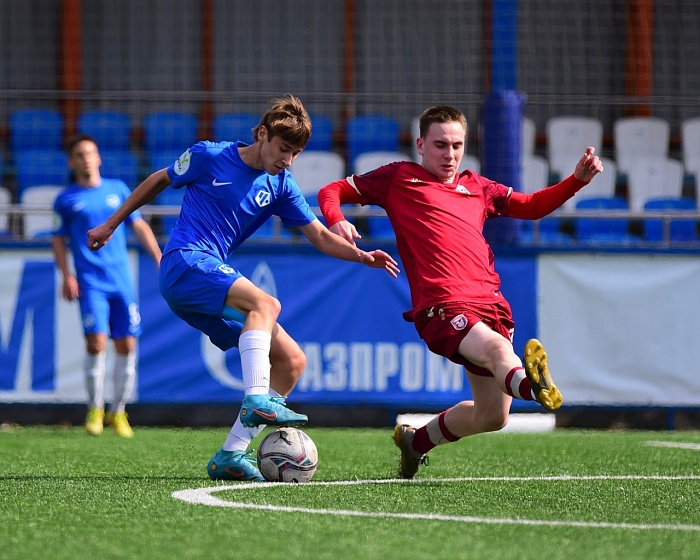 Тюменский воспитанник Елизар Глухов забил гол казанскому «Рубину» в первенстве ЮФЛ-2