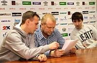 Николай Слюсаренко, Евгений Осинцев и Артём Антошкин. Фото Виктории ЮЩЕНКО