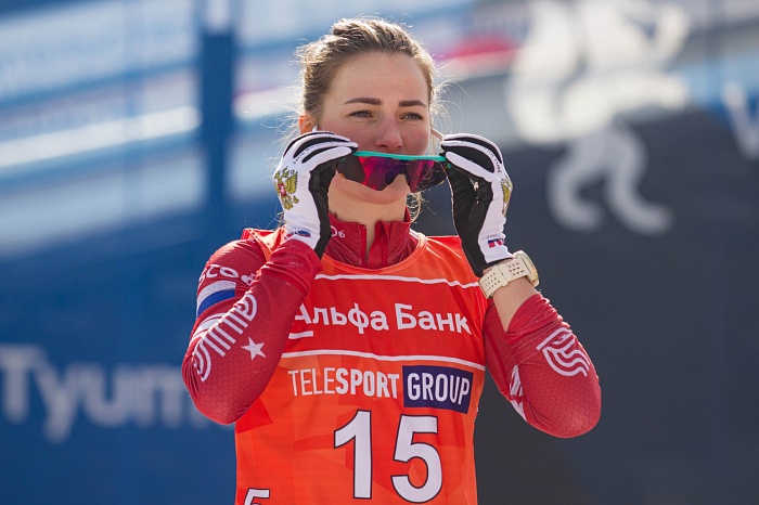 Чемпионат России по лыжным гонкам в Тюмени. 6-й соревновательный день. Женский масс-старт