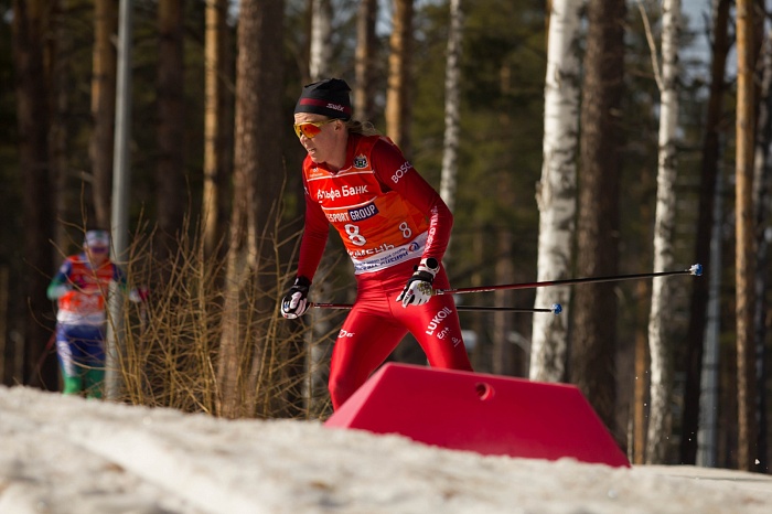 Чемпионат России по лыжным гонкам в Тюмени. 6-й соревновательный день. Женский масс-старт