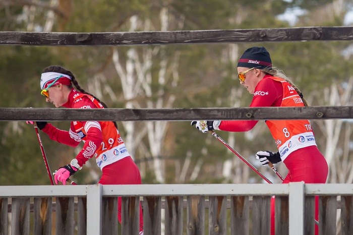 Чемпионат России по лыжным гонкам в Тюмени. 6-й соревновательный день. Женский масс-старт