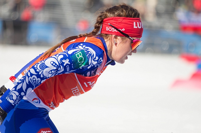 Чемпионат России по лыжным гонкам в Тюмени. 6-й соревновательный день. Женский масс-старт