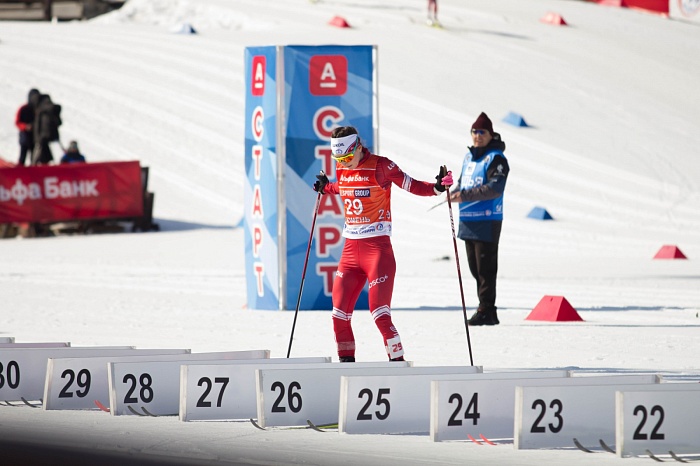 Чемпионат России по лыжным гонкам в Тюмени. 6-й соревновательный день. Женский масс-старт