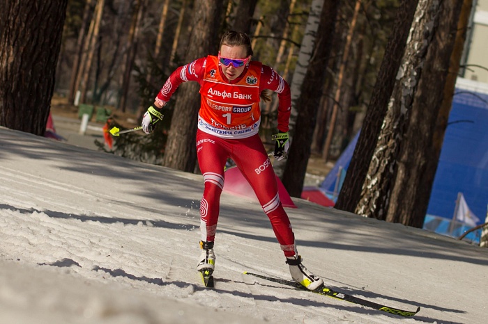 Чемпионат России по лыжным гонкам в Тюмени. 6-й соревновательный день. Женский масс-старт