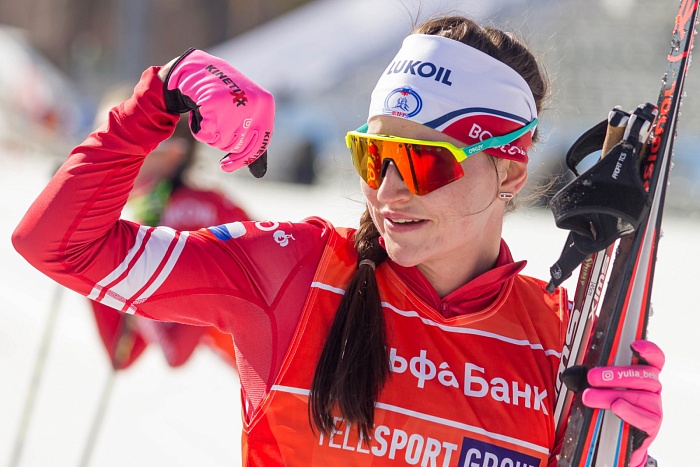 Чемпионат России по лыжным гонкам в Тюмени. 6-й соревновательный день. Женский масс-старт