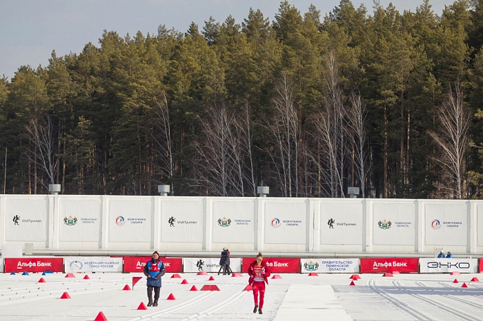 Чемпионат России по лыжным гонкам в Тюмени. 6-й соревновательный день. Женский масс-старт
