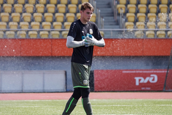 Вратарь футбольного клуба «Тюмень» Егор Любаков: «Всё хорошо складывается, когда максимально настроен на «сухой» матч и ловишь кураж»
