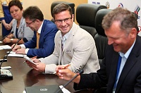 Директор департамента по спорту и молодёжной политике Дмитрий Грамотин. Фото Виктории ЮЩЕНКО