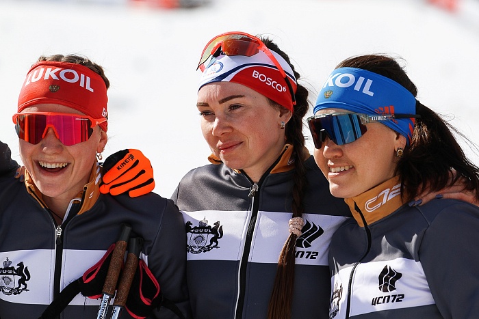 Чемпионат России по лыжным гонкам в Тюмени. 5-й соревновательный день. Эстафеты