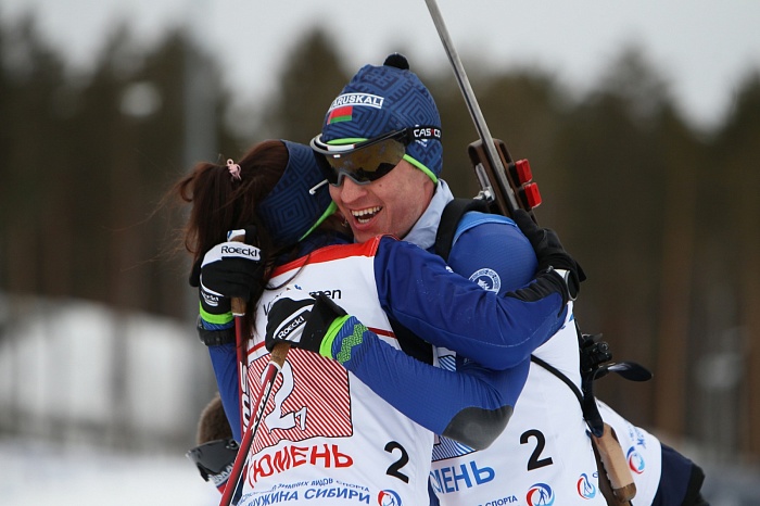 Чемпионат России по биатлону в Тюмени. Смешанная эстафета