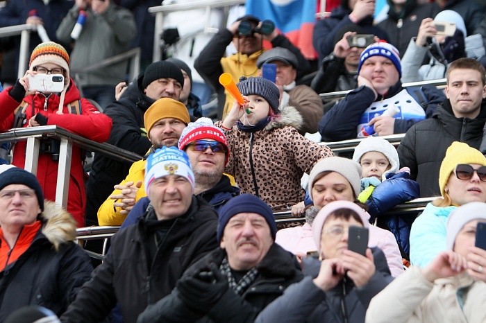 Чемпионат России по биатлону в Тюмени. Смешанная эстафета