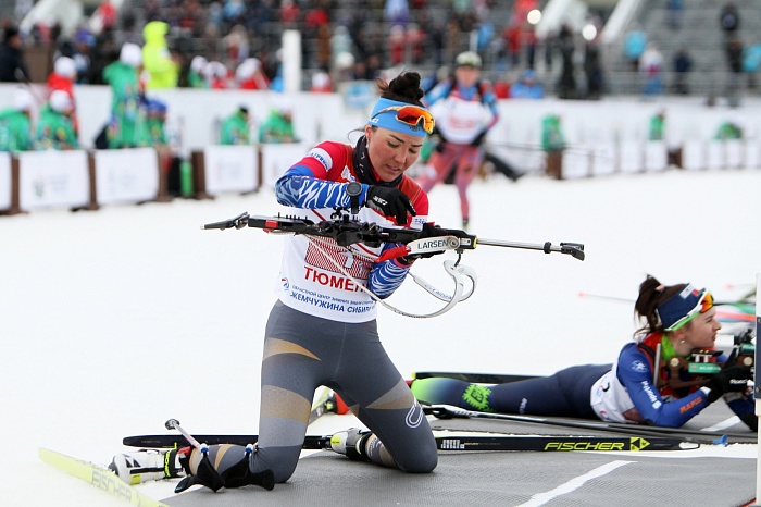 Чемпионат России по биатлону в Тюмени. Смешанная эстафета