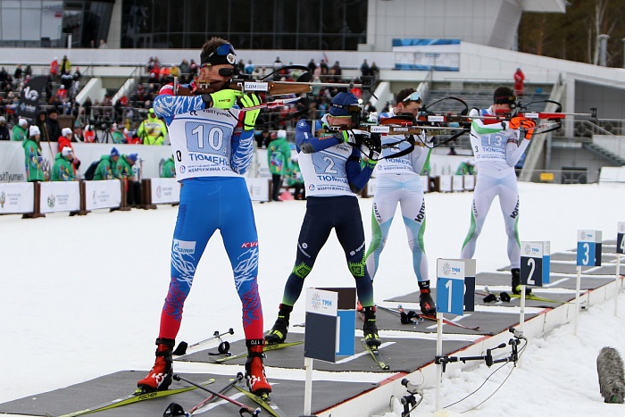 Чемпионат России по биатлону в Тюмени. Смешанная эстафета