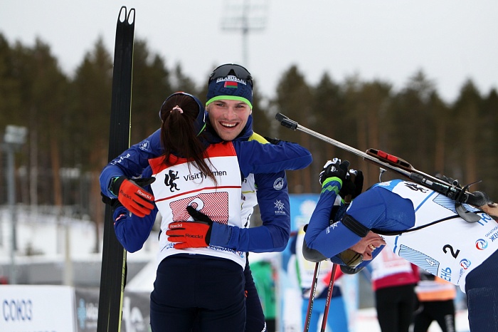 Чемпионат России по биатлону в Тюмени. Смешанная эстафета