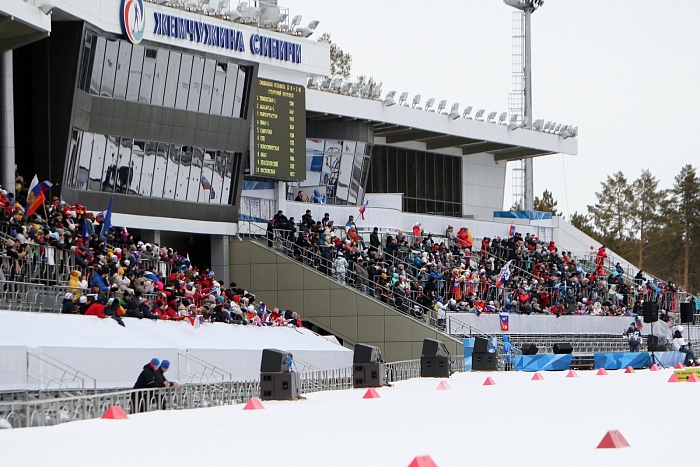 Чемпионат России по биатлону в Тюмени. Смешанная эстафета