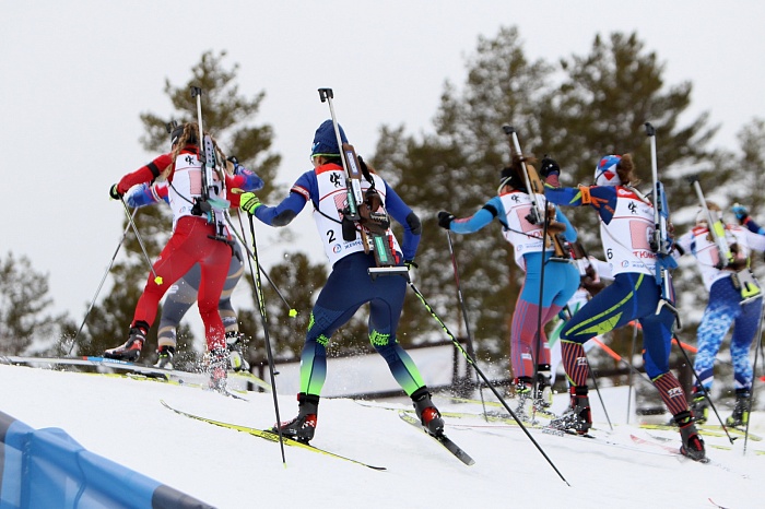 Чемпионат России по биатлону в Тюмени. Смешанная эстафета