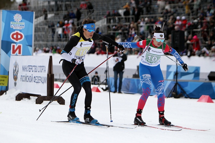 Чемпионат России по биатлону в Тюмени. Смешанная эстафета