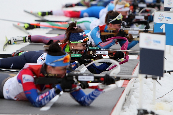 Чемпионат России по биатлону в Тюмени. Смешанная эстафета