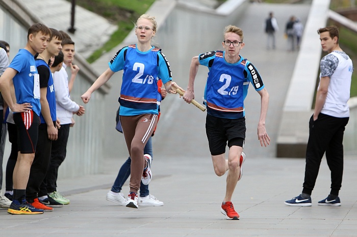 Эстафета в честь Дня Победы