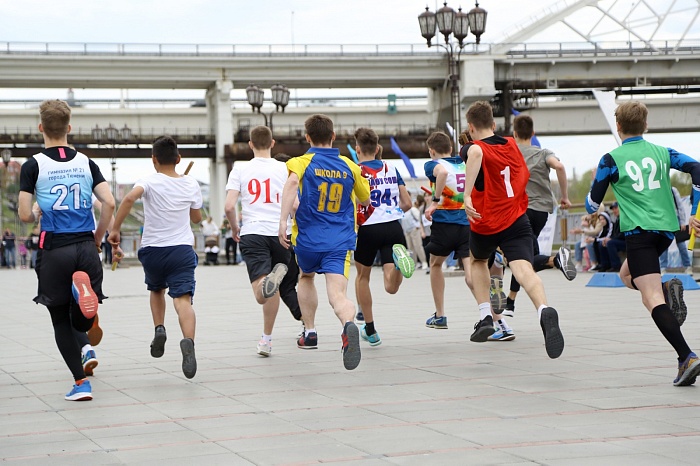 Эстафета в честь Дня Победы