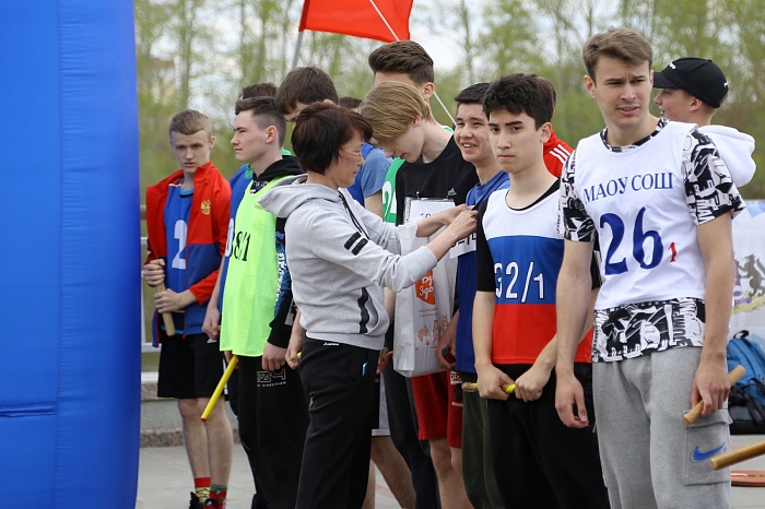 Эстафета в честь Дня Победы