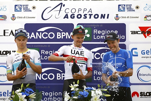 В Ломбардии домчался до трудной награды