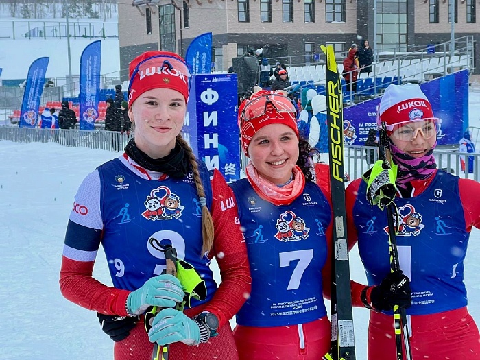 Тюменские лыжницы завоевали медали Российско-Китайских игр