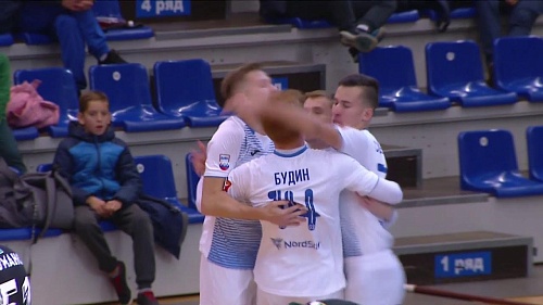 13 октября. Чемпионат России по мини-футболу. МФК «Тюмень» – «Норильский Никель» - 4:4. Видеообзор