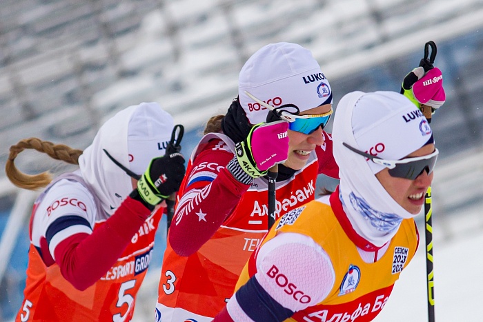 Кубок России по лыжным гонкам. 6-й этап в Тюмени. Масс-старт. Женщины