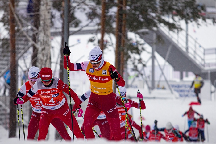 Кубок России по лыжным гонкам. 6-й этап в Тюмени. Масс-старт. Женщины